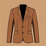 medium brown blazer image